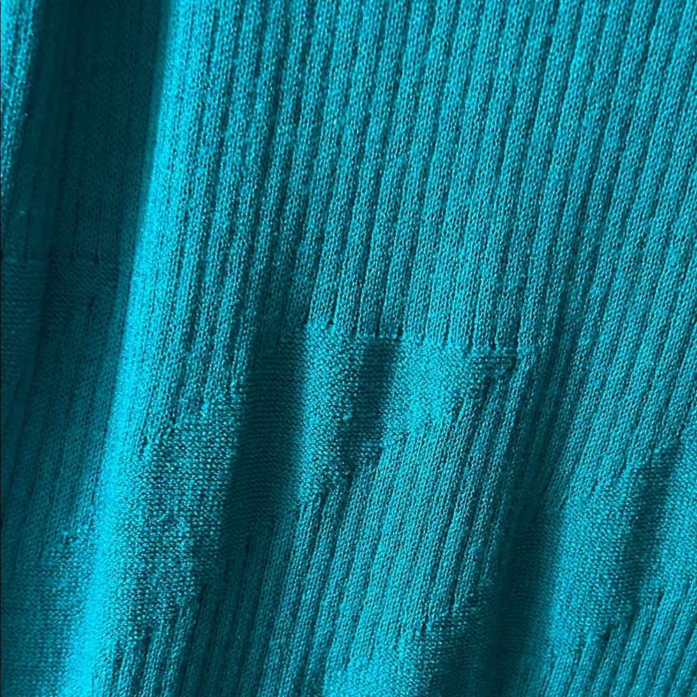 Vintage 90s Keith Adams sz6 Teal LS Dress.Estate item.$$$ on another site - Picture 14 of 15